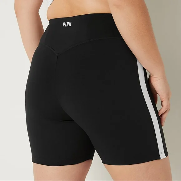 Pink Victoria Secrets Biker shorts and Tank Top (SET) Sz XS - Picture 3 of 7